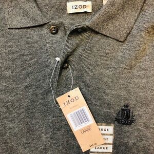 Men’s Izod Henley Shirt NWT